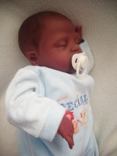 Reborn Rebornpuppe Rebornbaby Babypuppe Puppe Puppenbaby dunkelhäutig