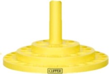 CLIPPER Caroussel Aufsteller MICRO - Karussell - 1er -Sammler Feuerzeuge Gelb