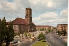 ak  BERLIN  - SCHÖNEBERG , Rathaus,  Doppelstock BUS ; ca.1969  (Andres Verlag)
