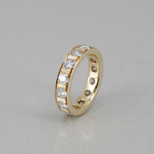 Memoire Ring 750/18k Gelbgold  14 Brillanten ca. 2,80 ct, Zargenfassung, Gr. 58