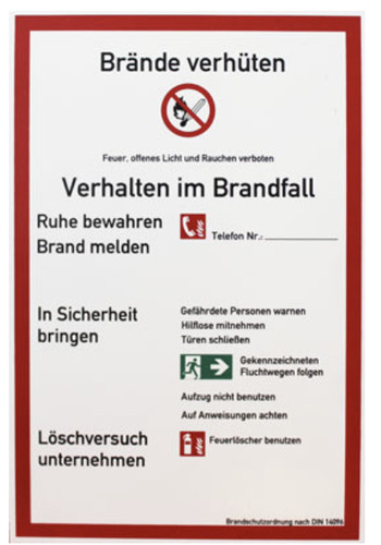 Brandschutzordnung teil - brandschutzordnung,