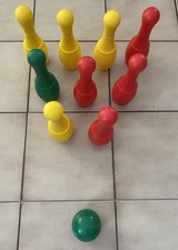 Rolly Toys Kegelspiel 9 teiliges Kegelspiel mit Kugel, Bowling Outdoor-Spiel