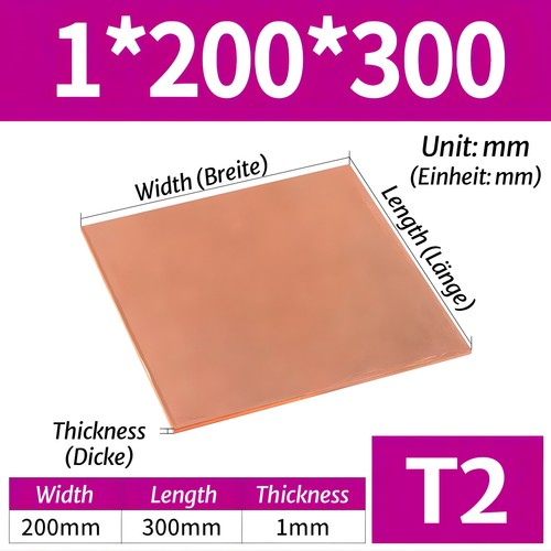 Kupferplatte 3mm 5mm - kupferplatte, 0,6mm