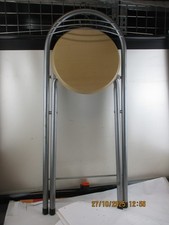 Klapphocker Notsitz Metall + Holz Sitzh. 59 cm Rücken 80 cm ( 4098 )