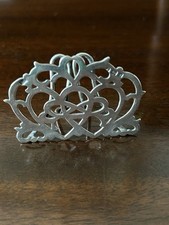 ANTIKES JUGENDSTIL SILBER MENÜ / KARTENETUI LONDON 1898 WILLIAM HUTTON & SONS