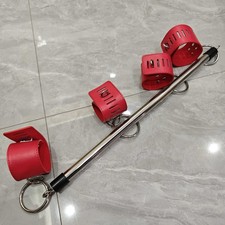 Bondage Handschellen Fußfessel Spreizstange Beinspreizer Bettfessel BDSM Sklave