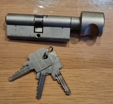 WINKHAUS Knauf Zylinder Länge 80/ 40-40 Schließzylinder  mit 3 Schlüsseln