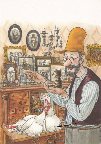 Postkarte pettersson und - postkarte:,
