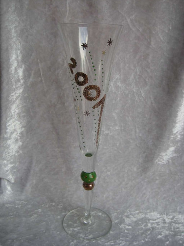 Nagel glas sektglas jahr 2001 - nagel,