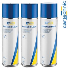 3x Cartechnic Reifenschaum