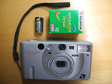 AGFA Futura AF Zoom Lens 25-50mm APS Kamera silber mit neuem APS Film + Schlaufe