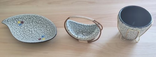 Schönes teiliges keramik - schönes, 3-teiliges