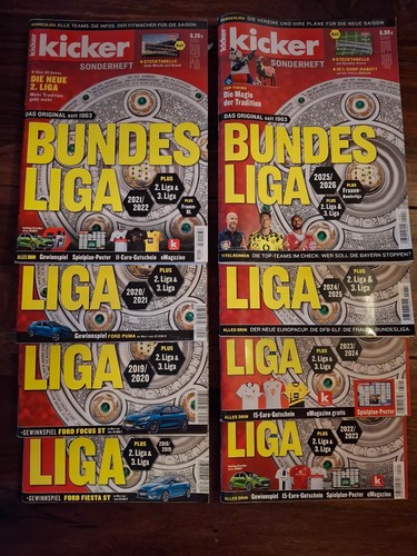 Kicker bundesliga sonderhefte - bundesliga,