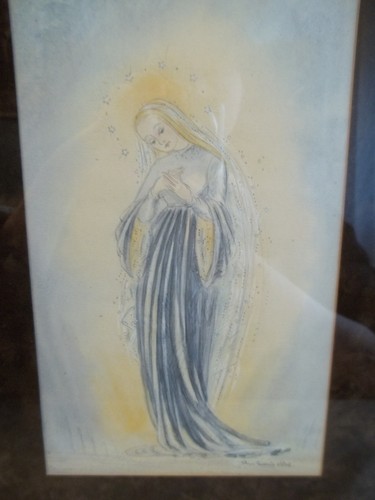Bild original aquarell gerahmt - aquarell,