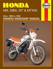 Honda MB, MBX, MT & MTX50 (1980-1993) Haynes Reparaturanleitung