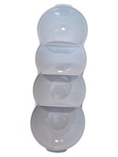 Tupperware Drehbare Servierplatte Servierteller Grau Kunststoff 44 cm