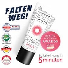 Vitayes Instant Ageback Anti-Aging Creme gegen Augenringe und Falten 15 ml