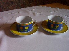 Flirt by R&B, Service Reste, Dekor Trixi, 2x Kaffee-Tassen mit Untertasse,  gut 