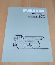 1983 Faun Muldenkipper K 85.8
