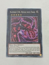Yu-Gi-Oh Einzelkarte Nummer C106: Riesige rote Hand bespielt