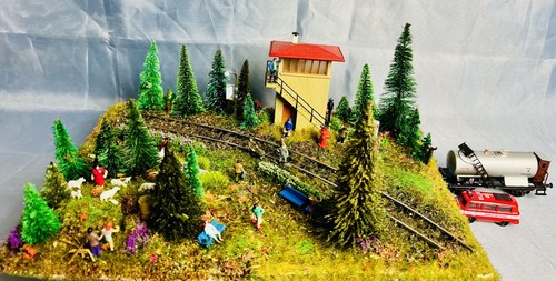Eisenbahn modellbau diorama - eisenbahn,