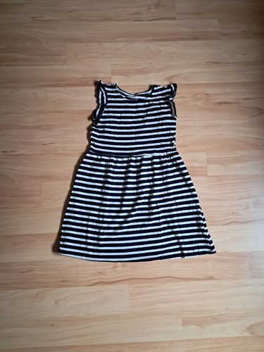 Kleid weiß blau gestreift - kleid, weiß/blau