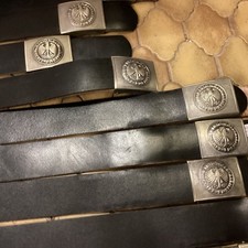 Armee,Bundeswehr  Uniform,Parade, Koppel, Gürtel, Leder, original