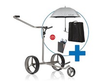 JuCad drive SL Master Titan Set - Elektro-Trolley mit Zubehör zum Sonderpreis!