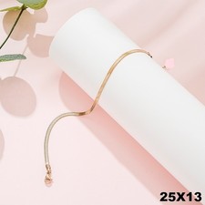 Luxus Schlangenkette Halskette Edelstahl Rosegold vergoldetet Damen