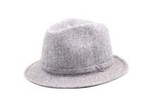 WEGENER Herren Fedora Hut Grau