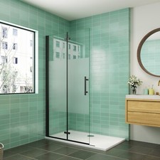 195cm Nano Glas Nischentür