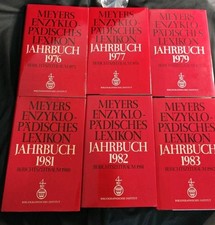 6x MEYERS ENZYKLOPÄDISCHES