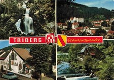 Triberg Wasserfall Ortsansicht Bachlauf Schwarzwaldhaus