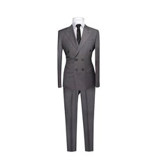 Slim Fit Herrenanzug in Grau