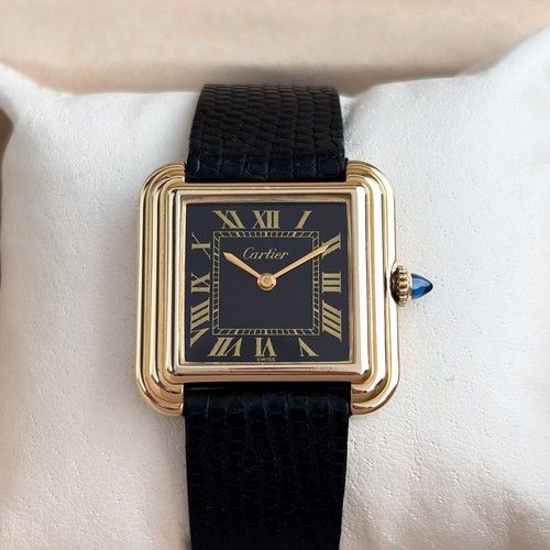 Cartier stepped tank gold - tank,