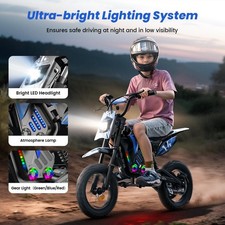 Kinder Crossbike Elektro Kindermotorrad Motocrossbike 5+Jahre mit Bluetooth DE