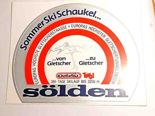 Aufkleber sölden tirol - aufkleber,