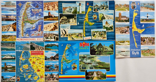 Insel sylt lot landkarten - sylt,