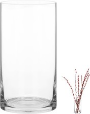 Zylindrische Glasvase 20x10 cm