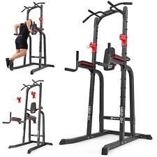 Kraftturm Power Tower mit Dip-Station und Klimmzugstange Hantelständer