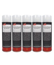 5x Hohlraumschutz und Konservierungsspray 500ml transparent Hohlraum Wachs Spray