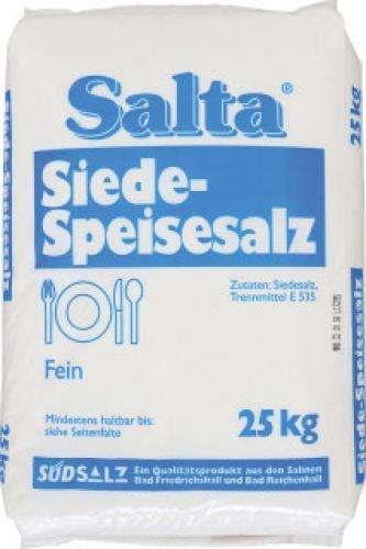 Salta siede speisesalz 25kg - salta, siede-speisesalz