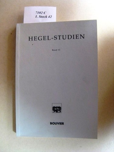 Hegel studien verbindung - hegel-studien.,