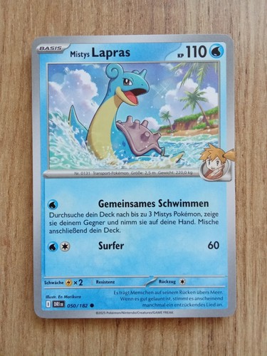 Pokemon karte mistys lapras - mistys,