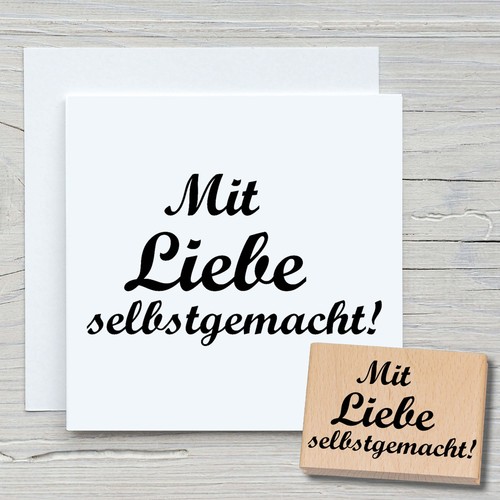 Stempel mit liebe - stempel,