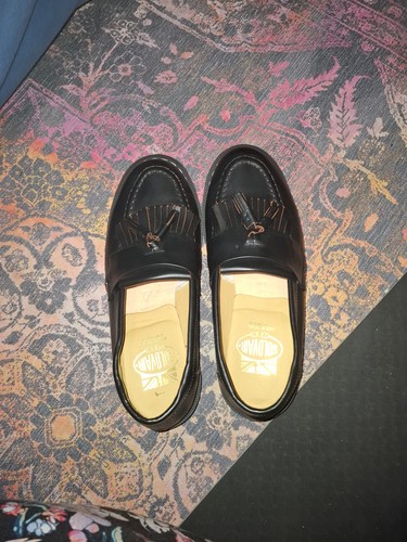 Black fine grain tassel - tassel, loafer