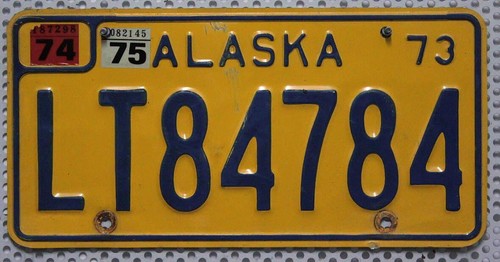 Alaska nummernschild usa - nummernschild,