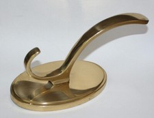 Garderobenhaken Messing massiv  Gold Huthaken Mantelhaken Kleiderhaken