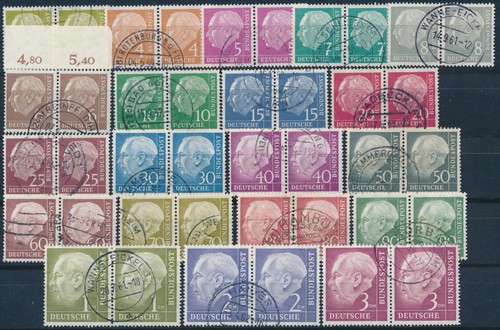Bund heuss 1954 waagerechte - bund,