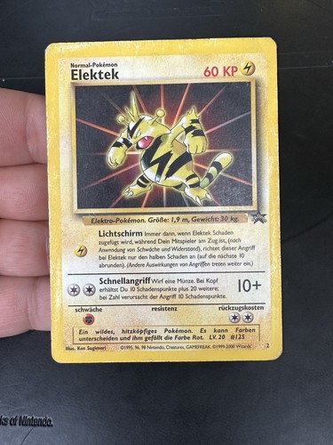 Pokémon karte elektek - karte, black